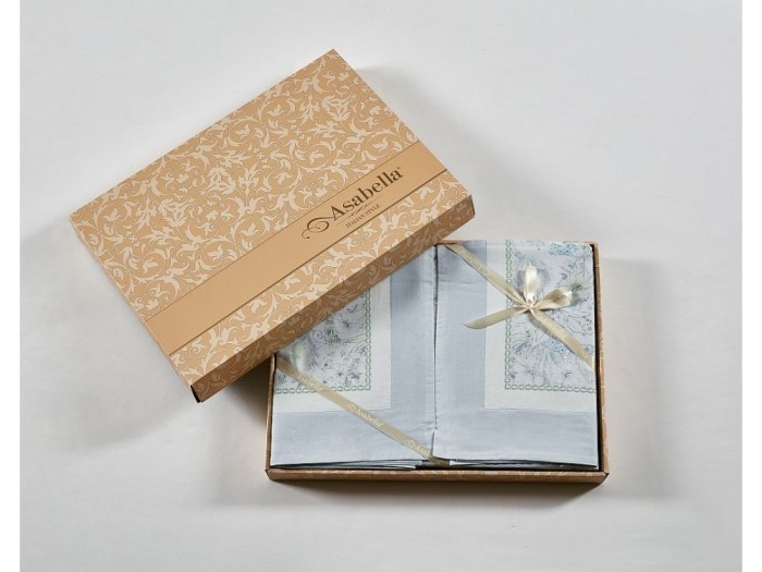 Постельное белье Asabella Евро, фланель-тенсел 2272-6