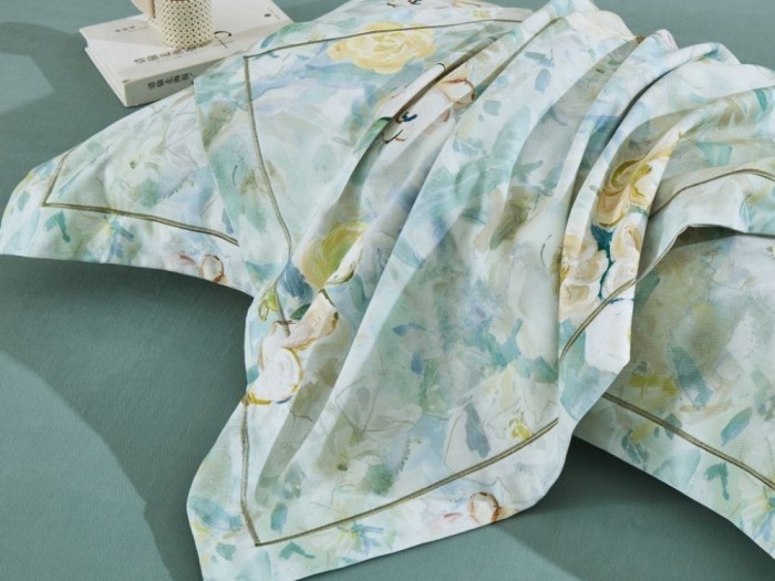 Постельное белье Asabella семейный, фланель 2214-7