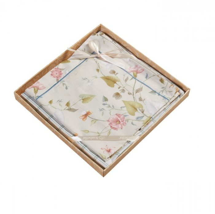 Комплект простыни с наволочками Asabella 1606-3P хлопок