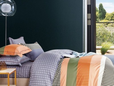 Постельное белье Asabella 1769-4S полуторное печатный сатин