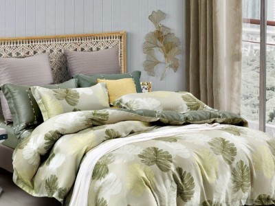 Постельное белье Asabella 1534-6 евро тенсел люкс-сатин