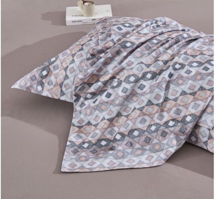 Комплект постельного белья 1,5-спальный, фланель 2215-4S