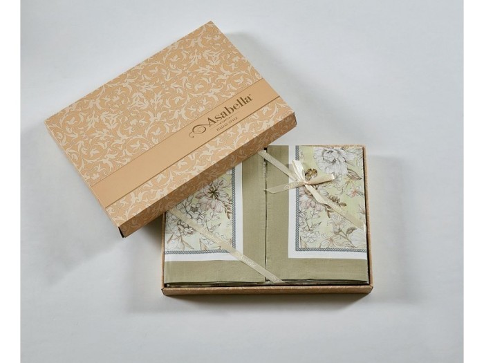 Постельное белье Asabella Евро, фланель-тенсел 2273-6