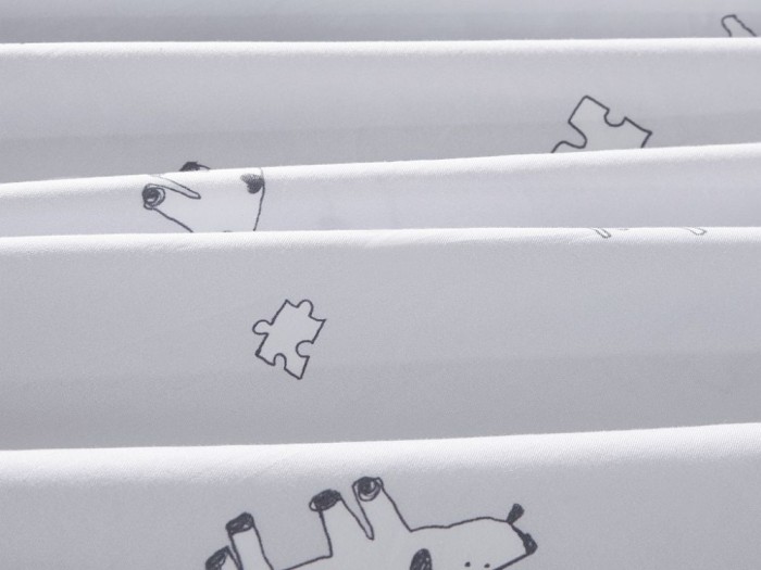 Комплект постельного белья 1,5-спальный, сатин с лазерной печатью 2359-4S 