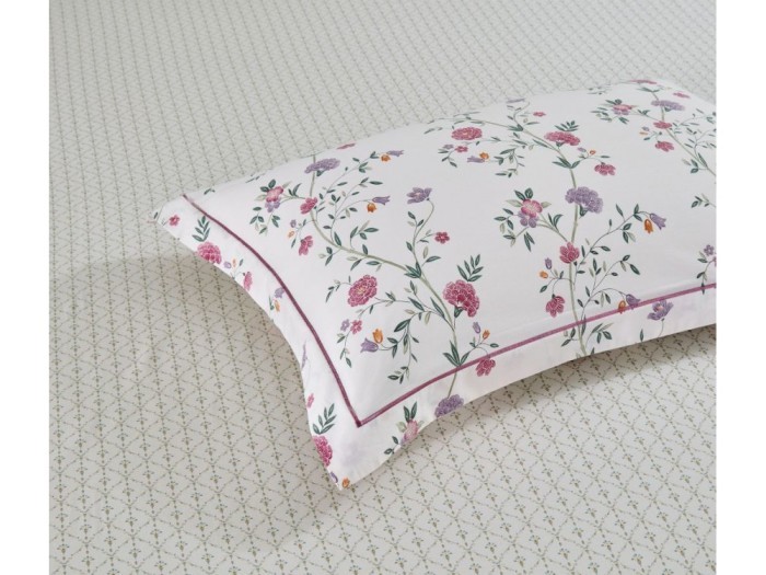 Комплект с летним одеялом евро из печатного сатина 200х220 см, 2140-OMP