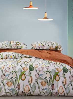 Постельное белье Asabella 1729-4S полуторное печатный сатин