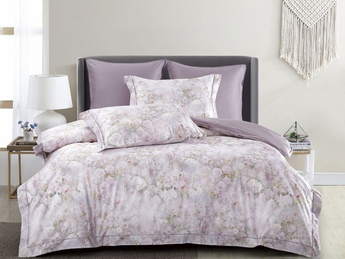 Комплект постельного белья Евро, египетский хлопок Premium 2324-6