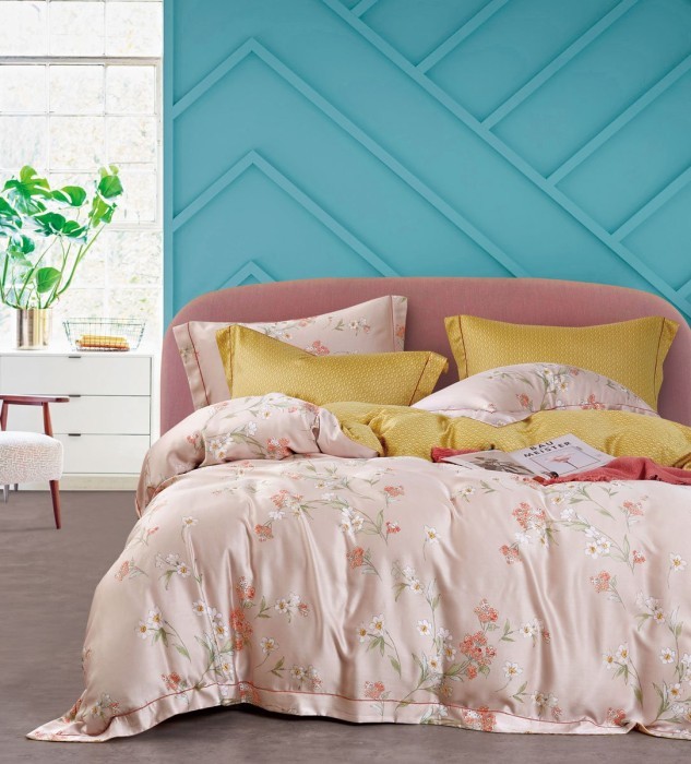 Комплект простыни с наволочками Asabella 1628-3P тенсел