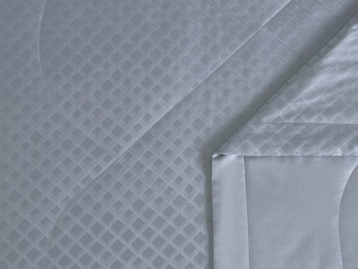 Комплект семейный с двумя летними одеялами из хлопкового жаккарда 160х220 см, 2219-2OSP