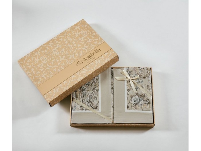 Постельное белье Asabella Евро, фланель-тенсел 2274-6