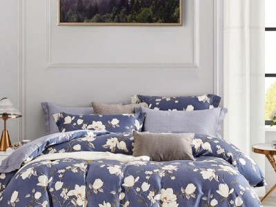 Постельное белье Asabella 1530-6 евро тенсел люкс-сатин