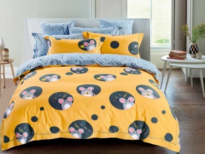 Постельное белье Asabella 1345-4S полуторное печатный сатин