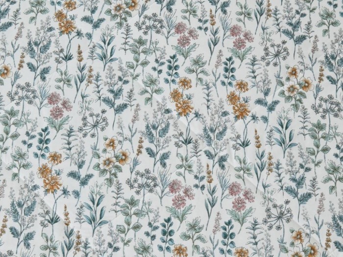 Комплект с летним одеялом евро м из печатного сатина 200х220 см, 2223-OMP