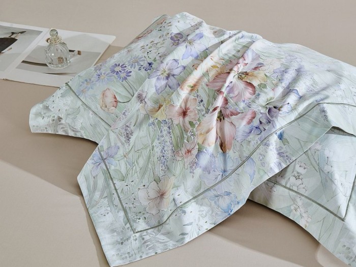 Комплект постельного белья Семейный, египетский хлопок Premium 2319-7