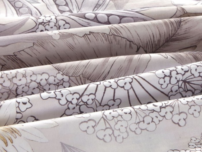 Комплект постельного белья Евро, сатин с лазерной печатью 2379-6