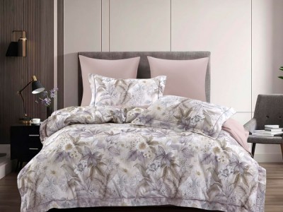 Комплект постельного белья Евро, сатин с лазерной печатью 2379-6