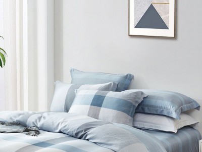 Постельное белье Asabella 1531-6 евро тенсел люкс-сатин