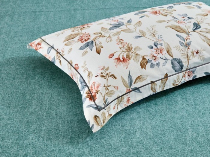 Комплект с летним одеялом евро м из печатного сатина 200х220 см, 2142-OMP