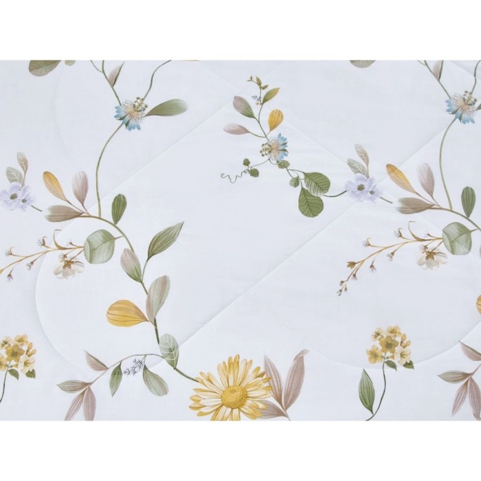 Комплект с летним одеялом евро из печатного сатина 200х220 см, 1868-OMP