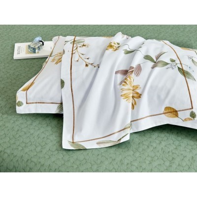 Комплект с летним одеялом евро из печатного сатина 200х220 см, 1868-OMP