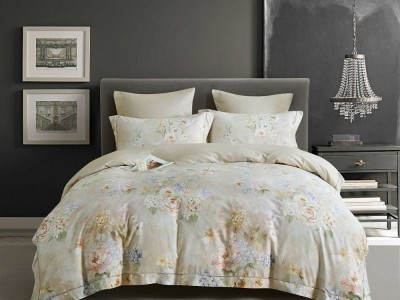 Постельное белье Asabella Евро, фланель-тенсел 2284-6