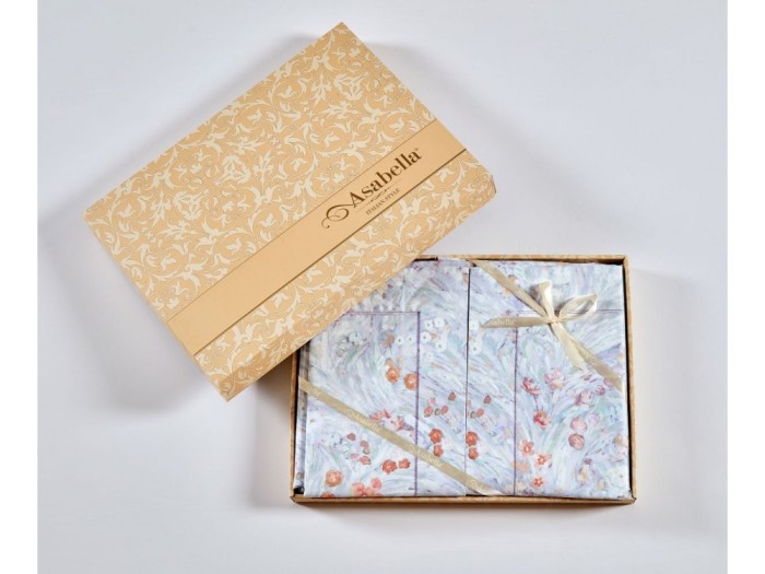 Комплект постельного белья Евро, египетский хлопок Premium 2389-6