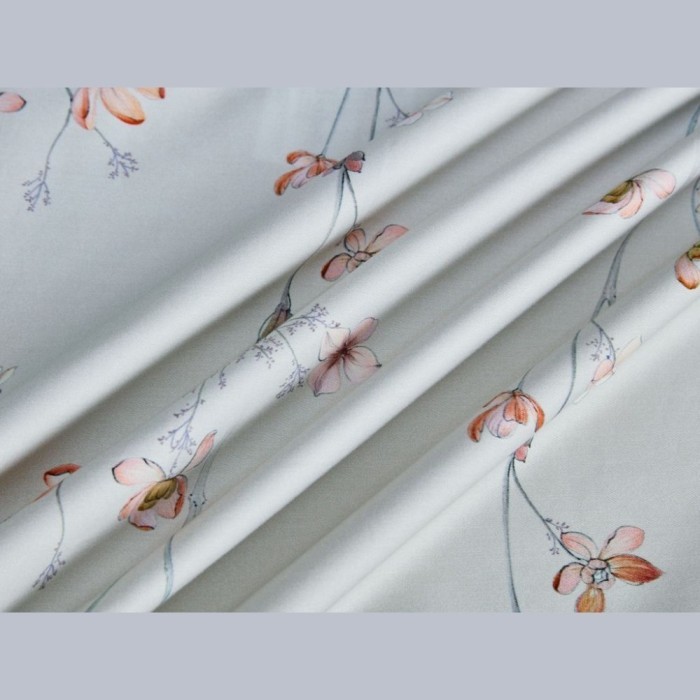 Комплект с летним одеялом евро из египетского хлопка Premium 200х220 см, 2119-OMP