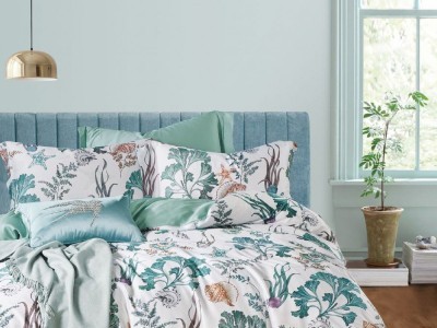 Постельное белье Asabella 1578-6 евро тенсел люкс-сатин