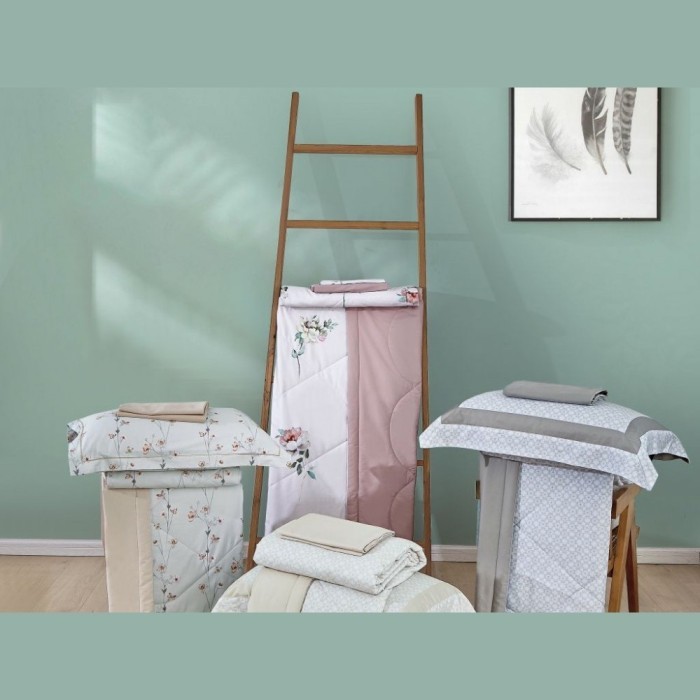 Комплект с 2-мя ЛЕТНИМи одеялами из египетского хлопка Premium 160х220 см, 2119-2OSP