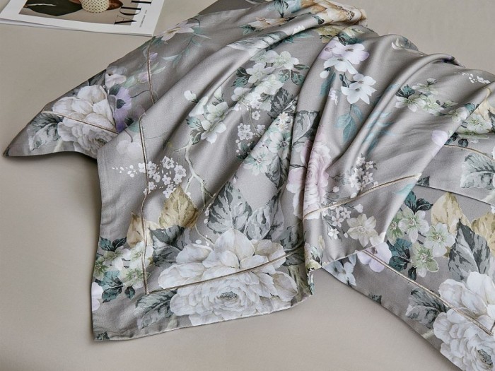 Постельное белье Asabella Семейный, фланель-тенсел 2296-7