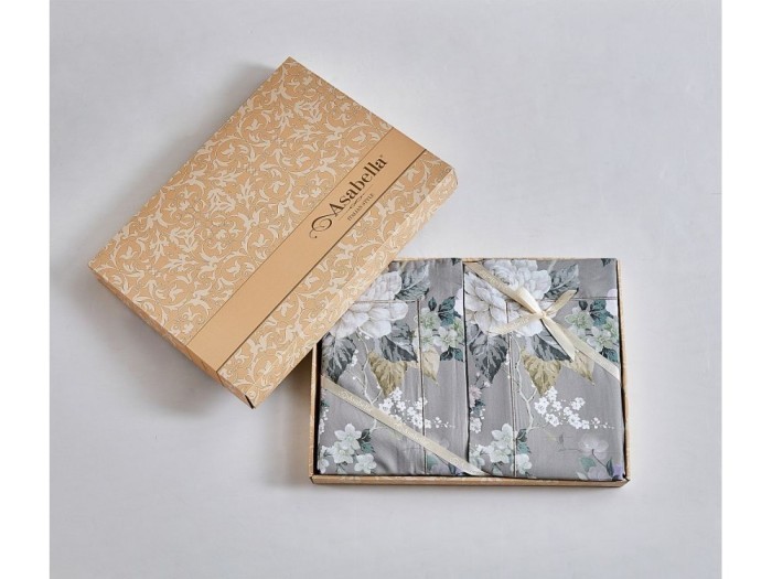 Постельное белье Asabella Семейный, фланель-тенсел 2296-7