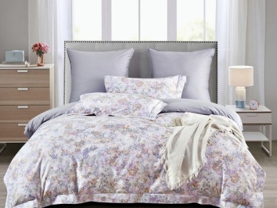 Комплект постельного белья Евро, египетский хлопок Premium 2390-6