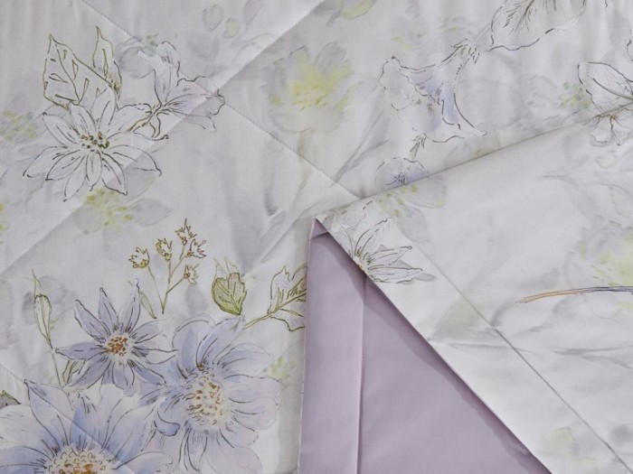 Комплект евро с летним одеялом из фланели-тенсел 200х220 см, 2240-OMP