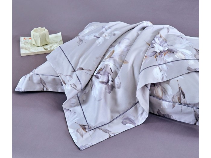 Комплект постельного белья Евро, египетский хлопок Premium 2391-6