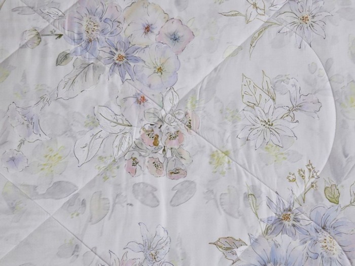 Комплект семейный с двумя летними летним одеялами из фланели-тенсел 160х220 см, 2240-2OSP