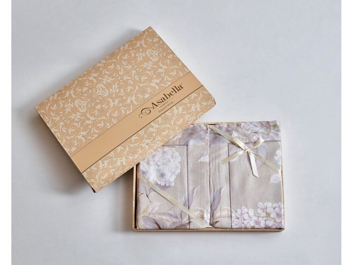 Постельное белье Asabella Евро, фланель-тенсел 2297-6