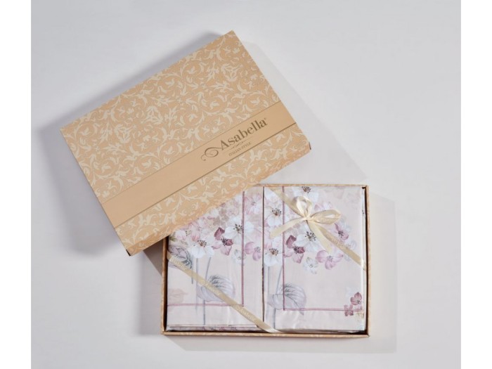 Постельное белье Asabella 2149-6/180*30 евро египетский хлопок Premium