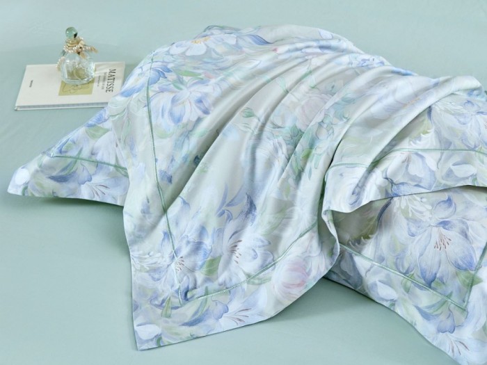 Комплект постельного белья Евро, египетский хлопок Premium 2392-6