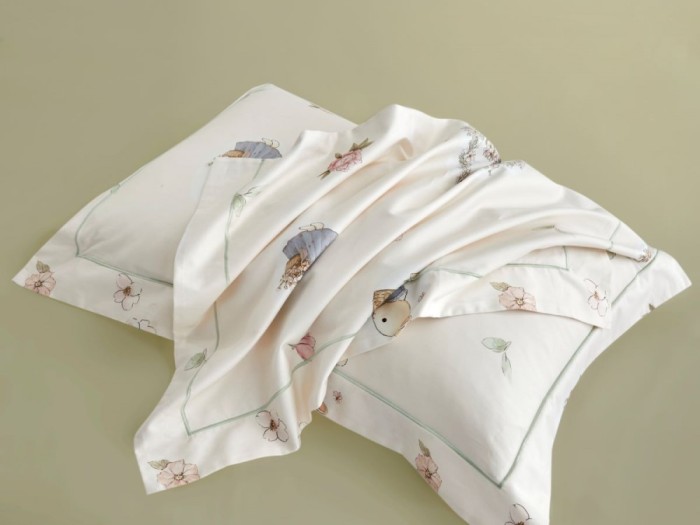 Комплект постельного белья 1,5-спальный, египетский хлопок Premium 2393-4S