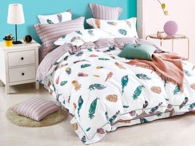 Постельное белье Asabella 1399-6 евро печатный сатин