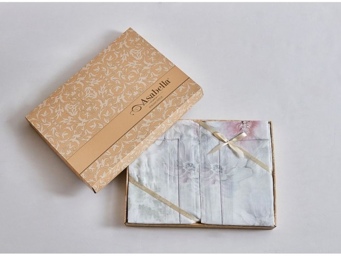 Постельное белье Asabella Евро, фланель-тенсел 2299-6