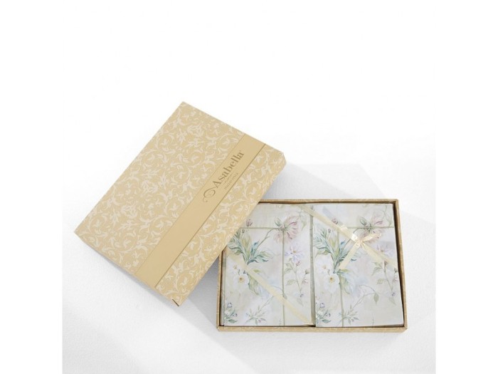 Комплект постельного белья 1,5-спальный, сатин с лазерной печатью 2337-4S