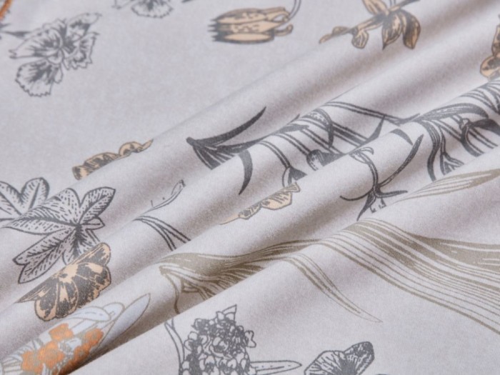 Постельное белье Asabella евро, фланель 2099-6