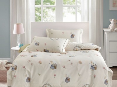 Комплект постельного белья 1,5-спальный, египетский хлопок Premium 2393-4XS