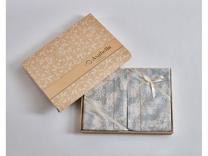 Постельное белье Asabella Евро, фланель-тенсел 2300-6