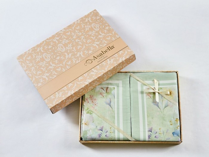 Постельное белье Asabella Евро, фланель-тенсел 2360-6 