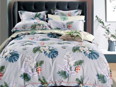 Постельное белье Asabella 1458-6 евро печатный сатин