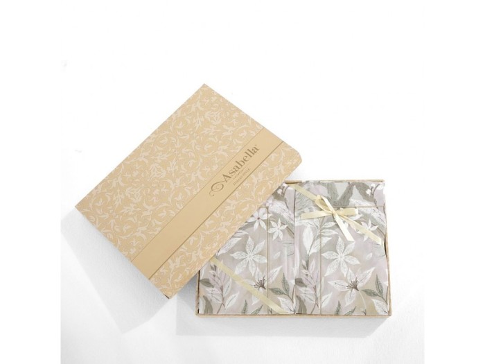 Комплект постельного белья Евро, сатин с лазерной печатью 2338-6