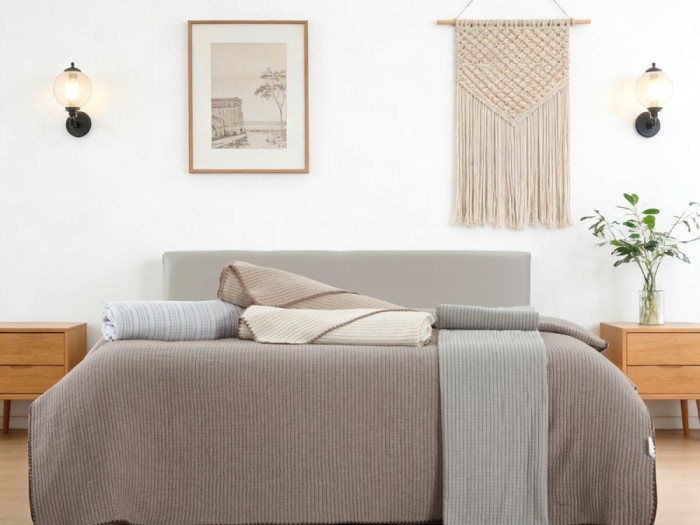 Плед Asabella хлопковый муслин, наполнитель искусственный шелк 180х220 см, 2402-OML