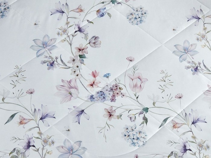 Комплект с летним одеялом семейный из египетского хлопка Premium, 1.5-спальный 160х220 см, 2179-OSPS